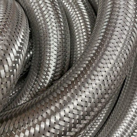T7011 | Single Braided 316 Stainless Steel Standard Pitch Convoluted Metallic Hose