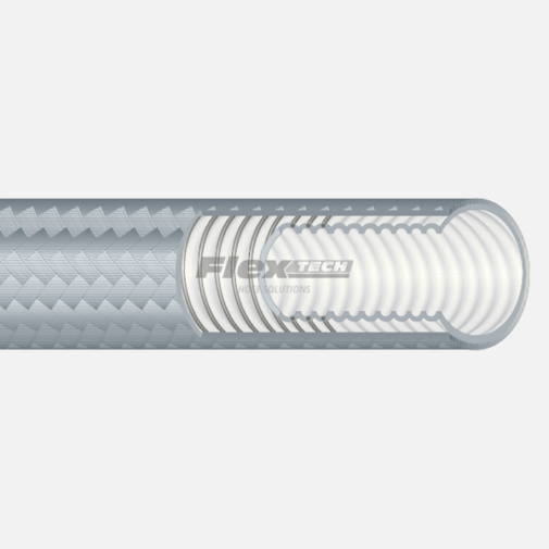 T6421 | Convoluted PTFE Chemical Suction Discharge Hose